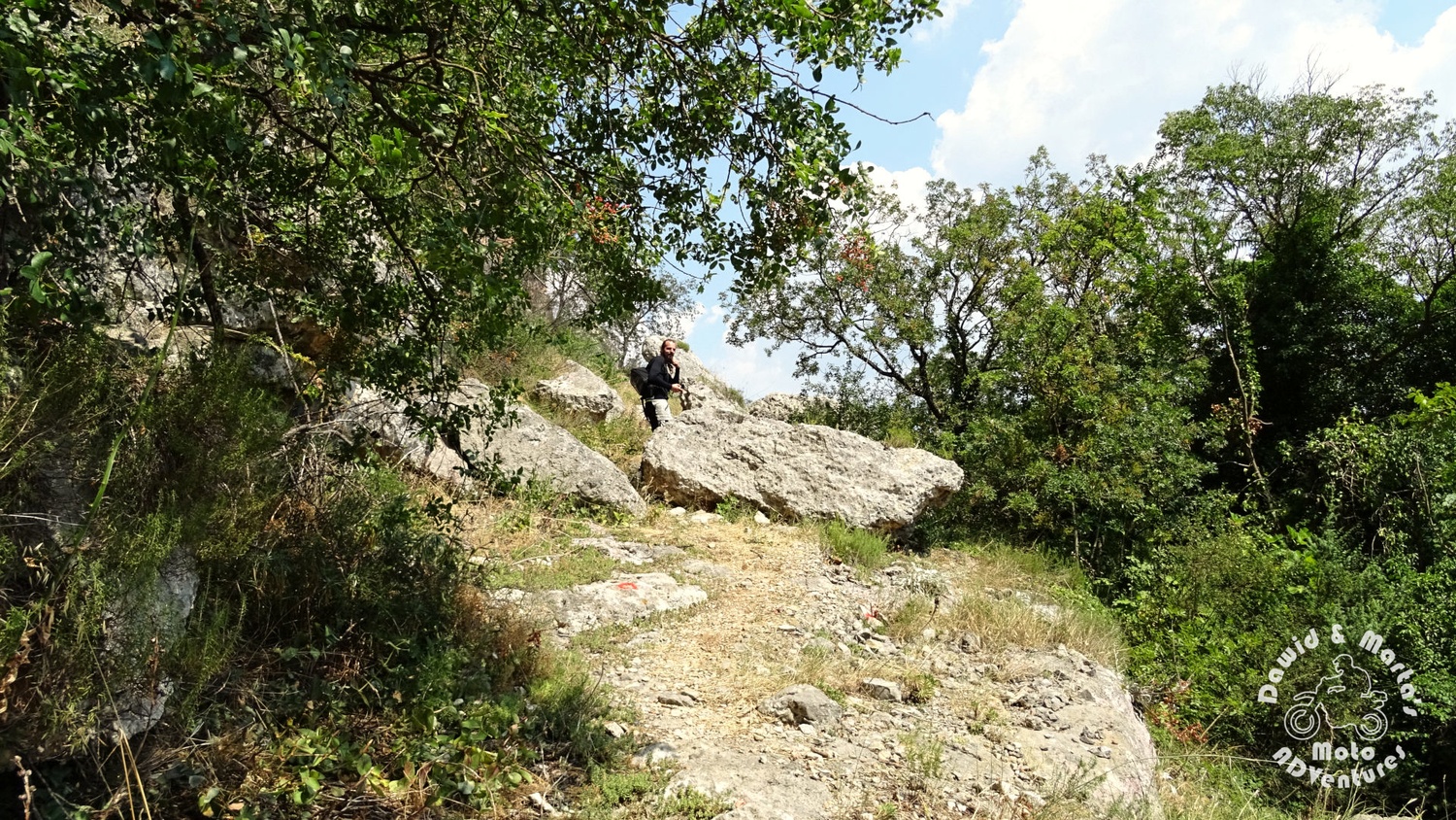 Climbing trail at the Krk National Park