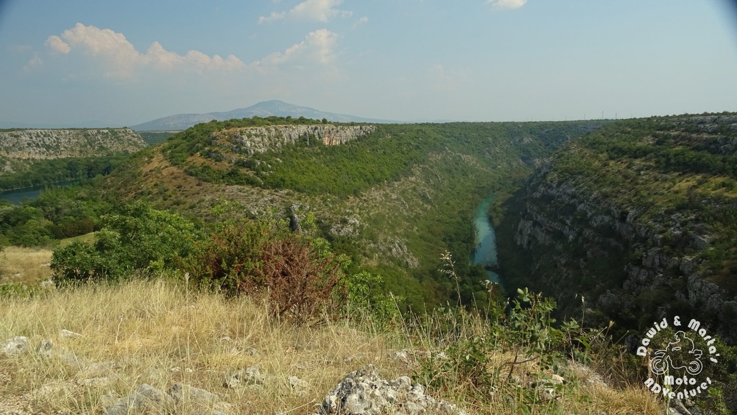 The Krk River canyon