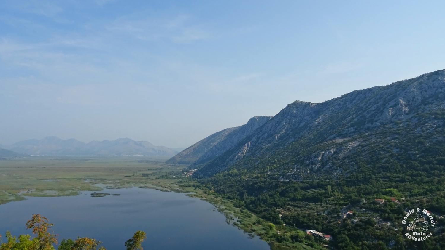 The Kuti Lake seen from the roadbetween Zavala and border between Croatia and Bosnia