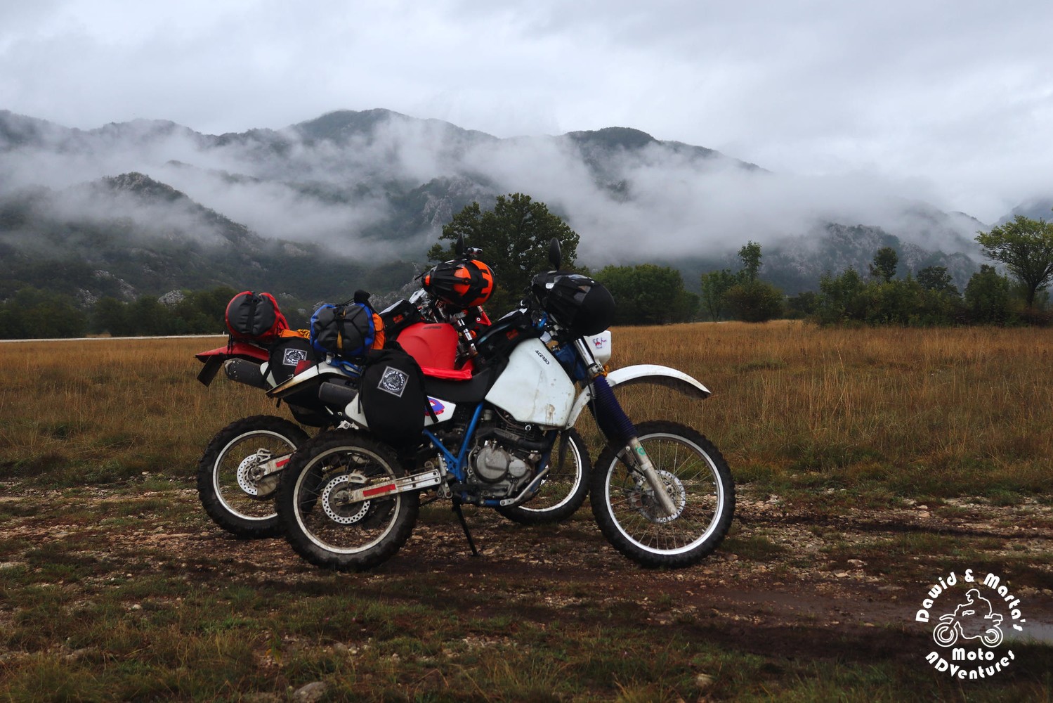 XR400 and DR350 offroad in Montenegro