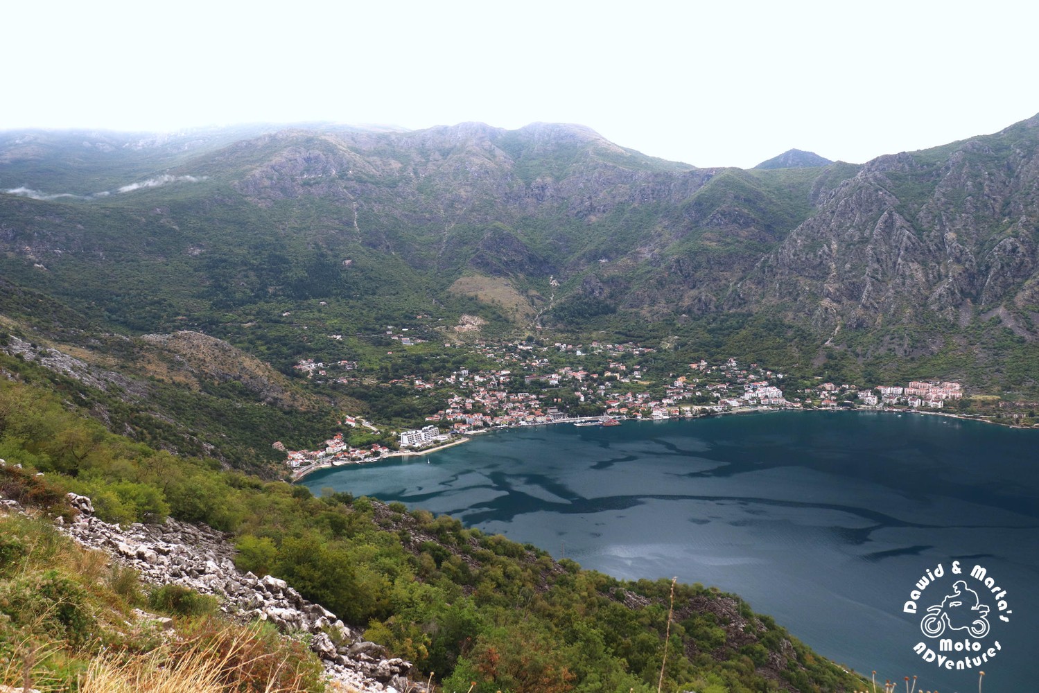 Kotor Bay in late September seen from P11 road