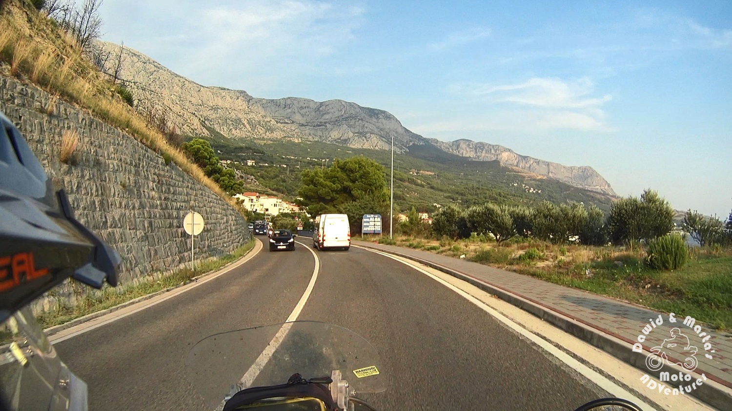 Adriatic Highway between Podgora and Makarska