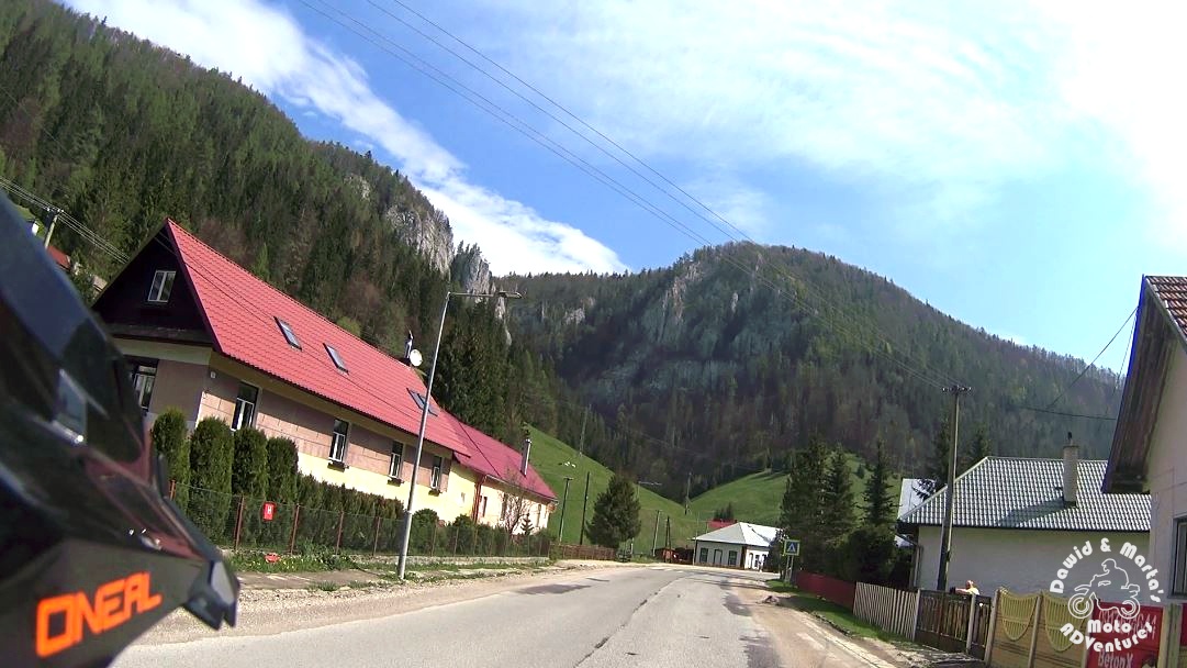 Slovakian village in mountains heart