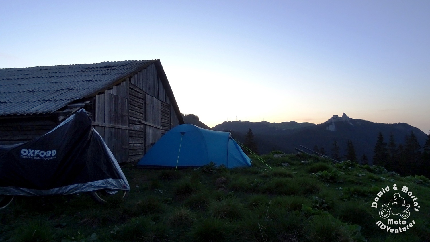 Camping spot at the Transrarau feedlots