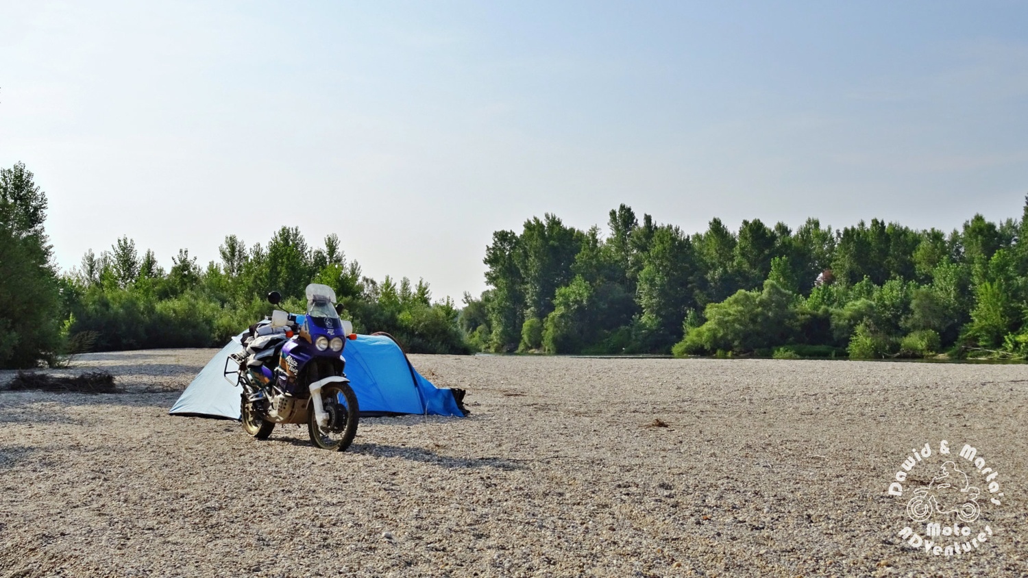 Camping at the Drava River, Gornij Hrascan
