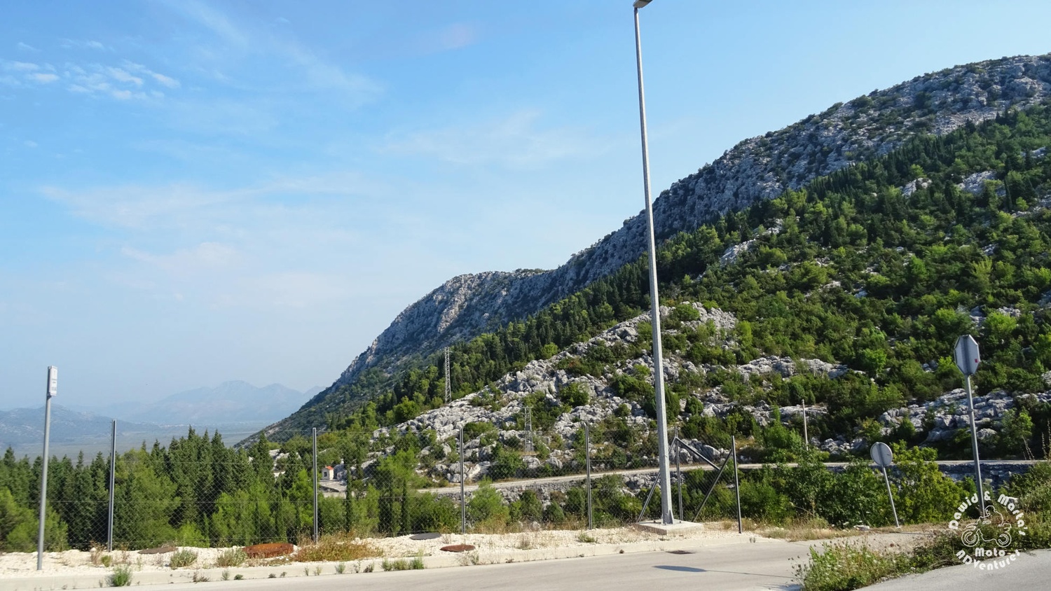 Road between Zavala and border crossing between Croatia and Bosnia