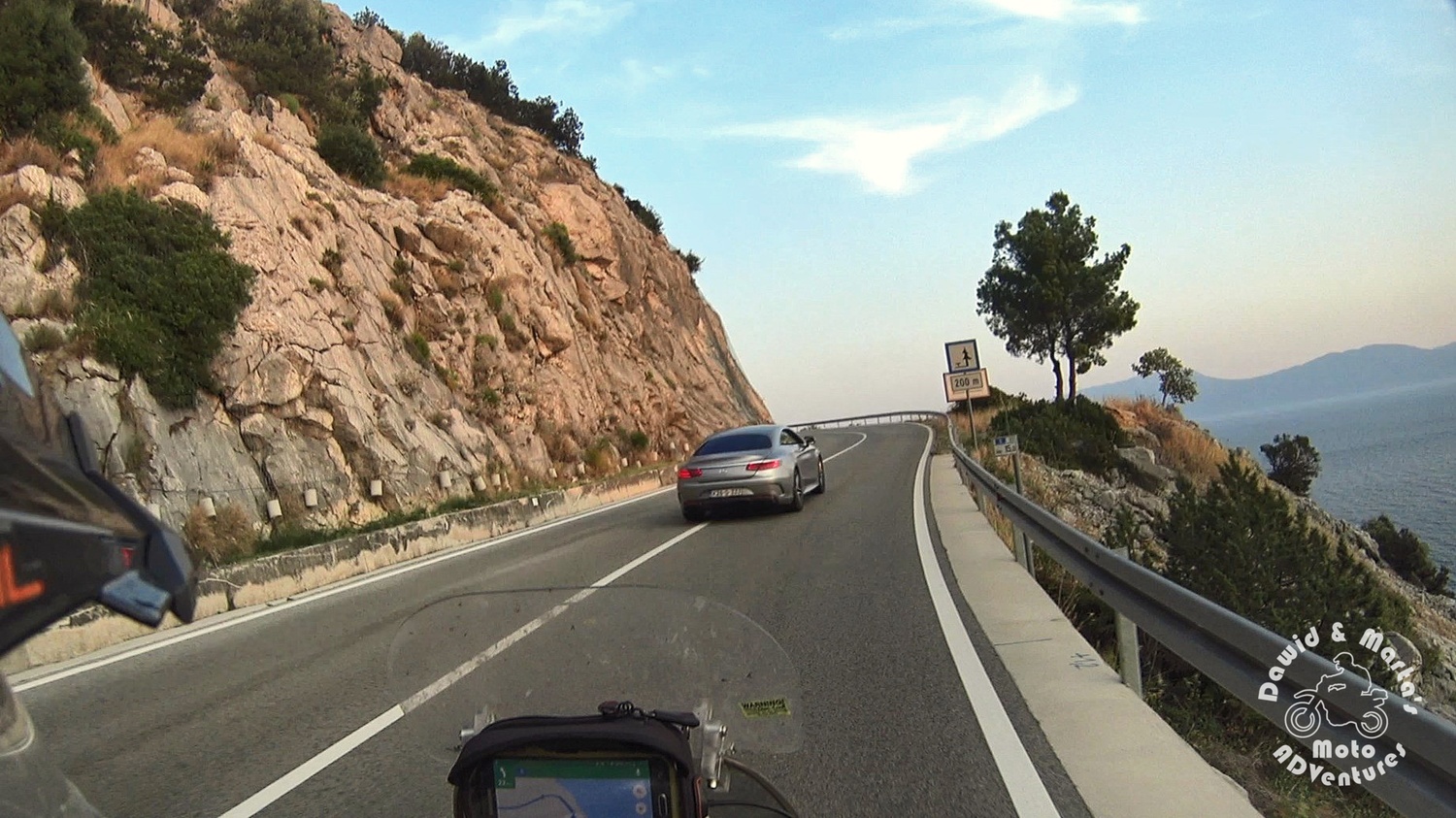 Crazy Bosnian driver at the Adriatic Highway