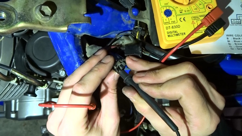 CDI uint testing in DR350S - signal cable for the ignition coil