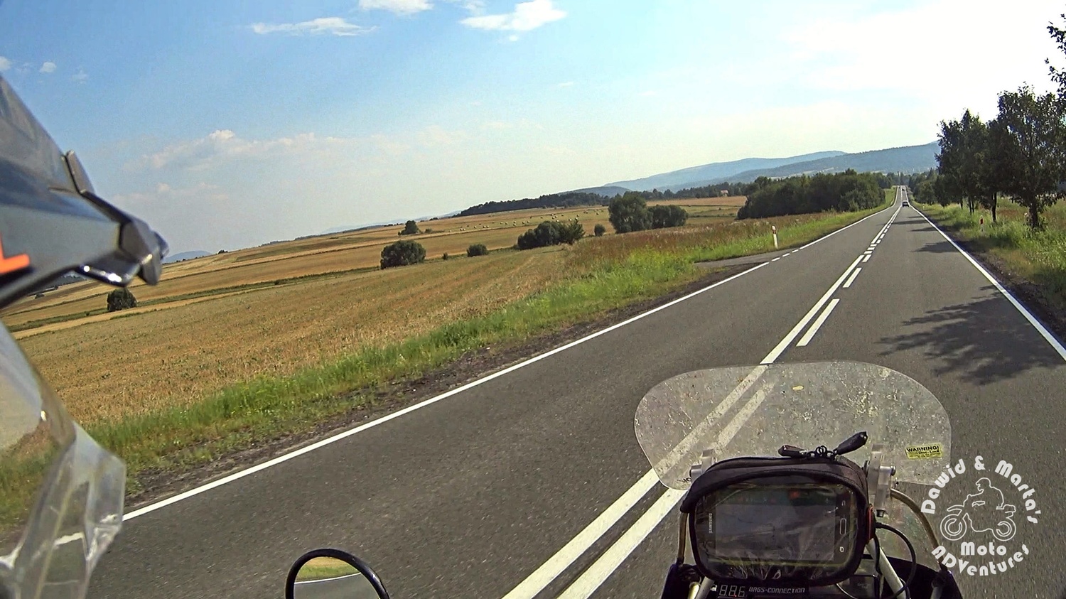 Poland road 33 to Czechia border
