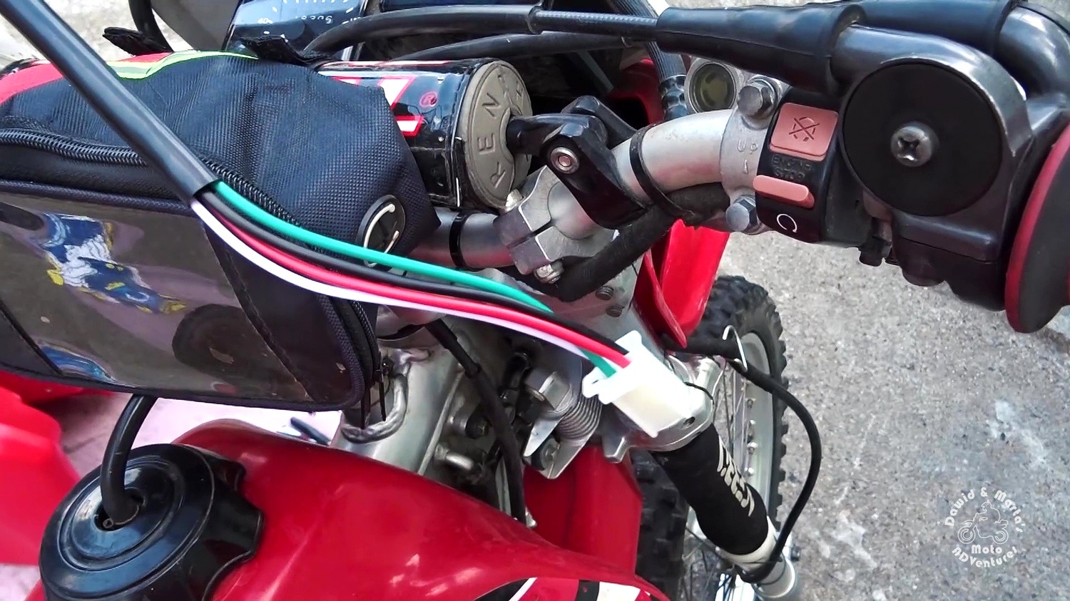XR400 ignition switch wiring