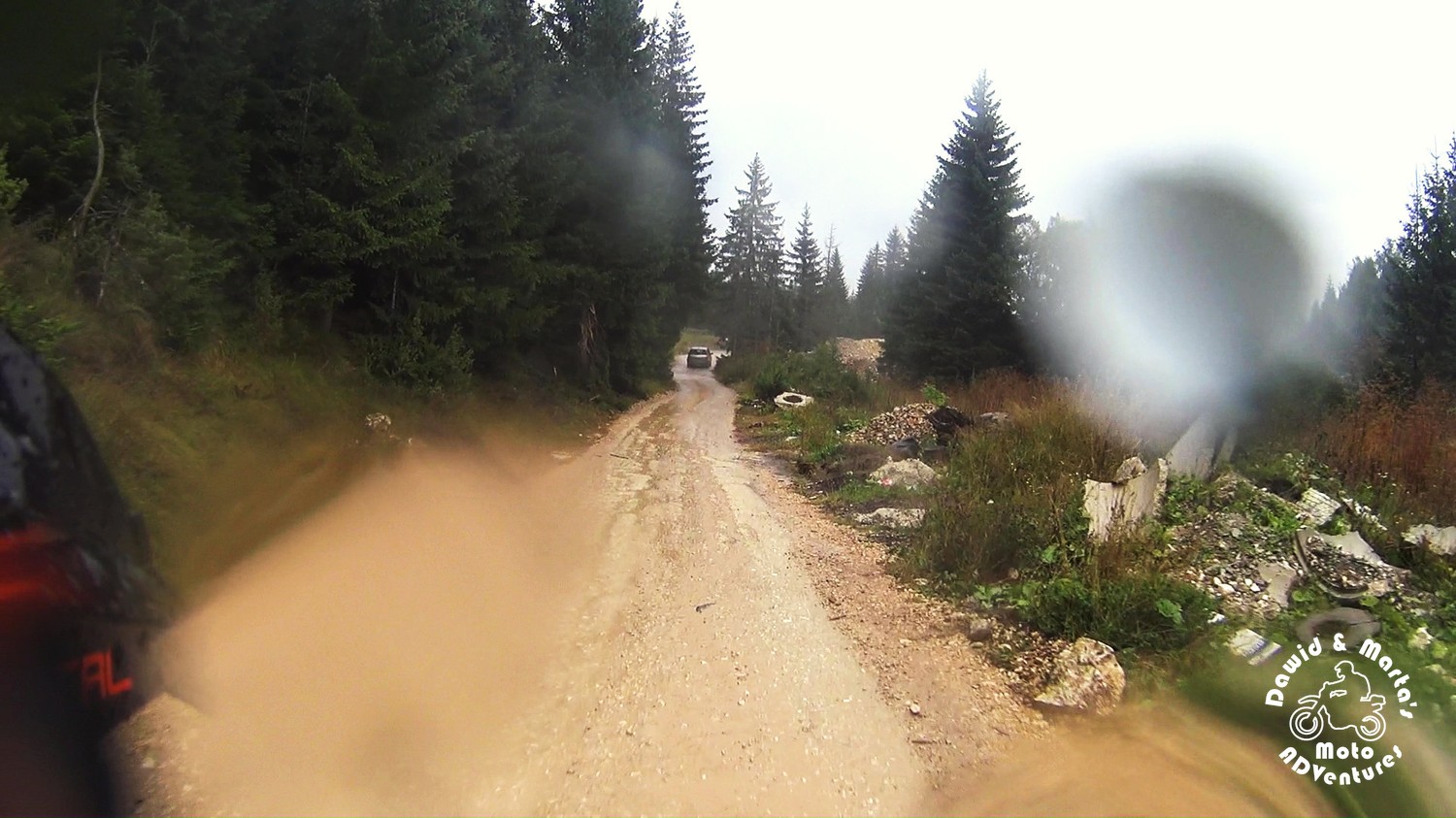 Offroad road works near Zabljak